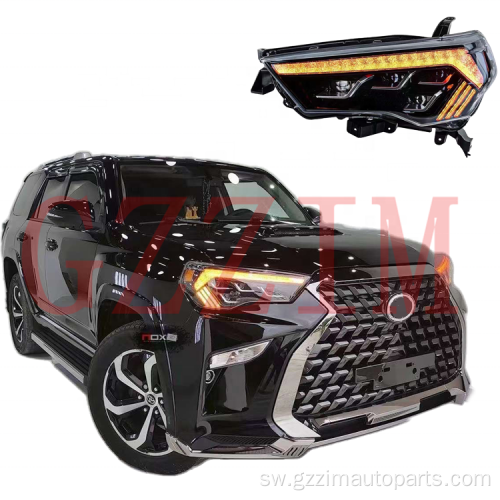 4Runner kichwa taa mbele bumper grille bodykit